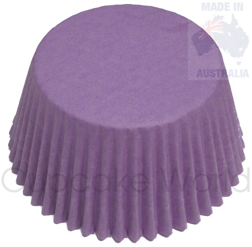 500PC ROMANTIC PURPLE PAPER MUFFIN / CUPCAKE CASES PATTY CUPS